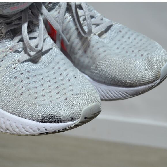 Nike React Infinity Flyknit Woman's Running Shoe White & Pink Size 8.5 - Picture 9 of 9